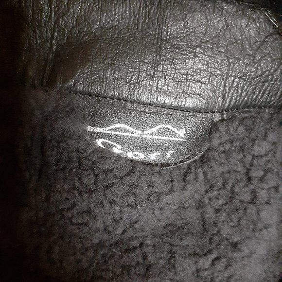 Gotti Leather Wedge Fur Trim Lace Up Tassel Boots 8.5 - Picture 10 of 11